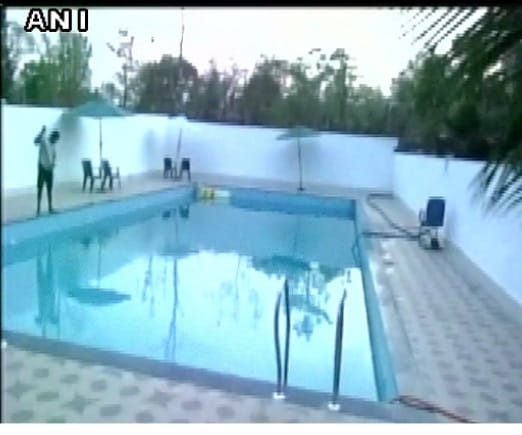 Chhattisgarh: illegal swimming pool in sukma dfo house