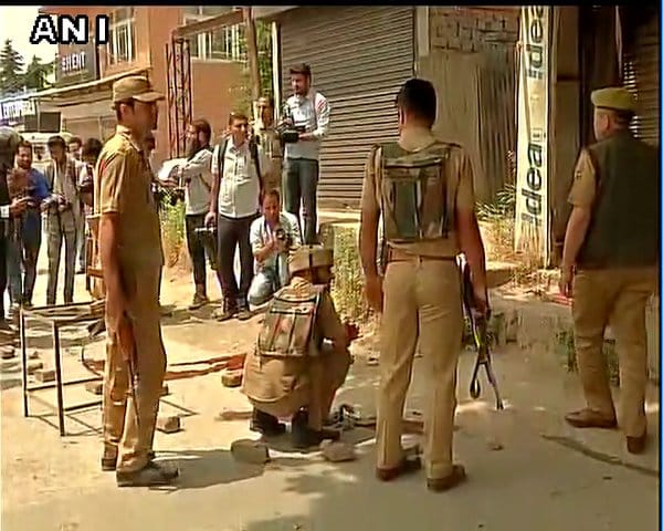 Terrorist attack in Srinagar