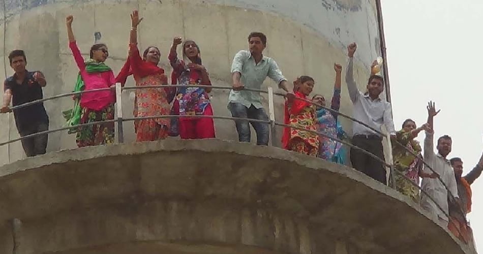 teacher protest, ett passout teacher, unemployed teacher, bathinda protest