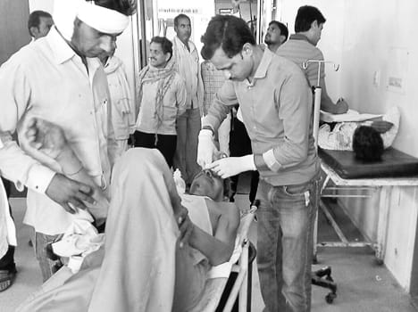 overload Tempo reflex, six injured