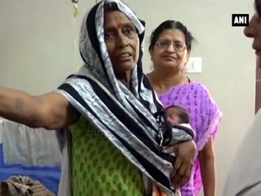 67-year-old woman has been blessed with a baby