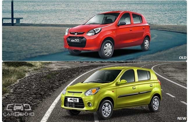 Alto 800 Facelift Vs old Alto 800: What's Changed?