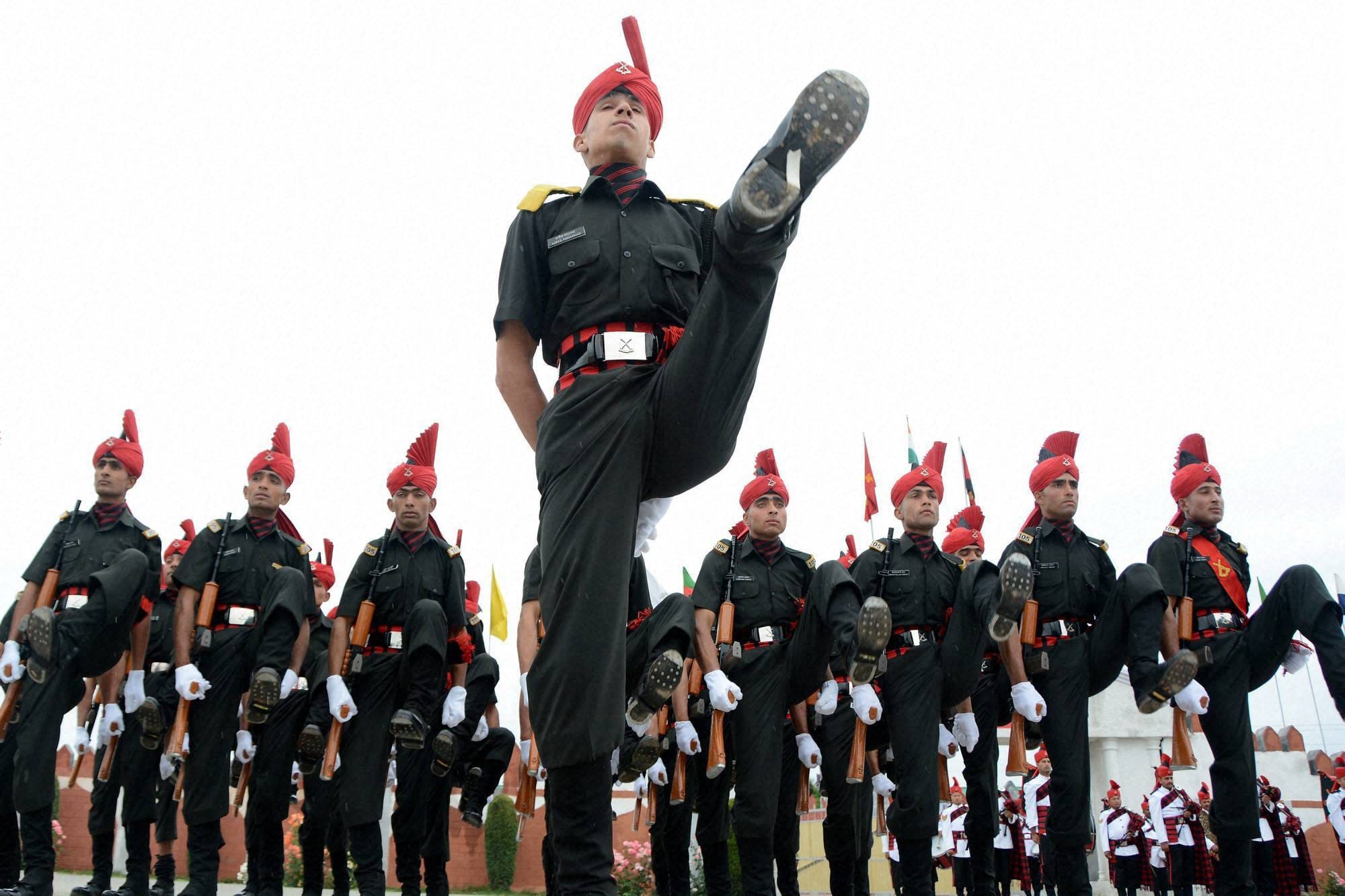 army passing out parade in srinagar