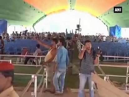 Preparations on in full swing for Sarbananda Sonowal’s swearing in ceremony as Assam’s CM 