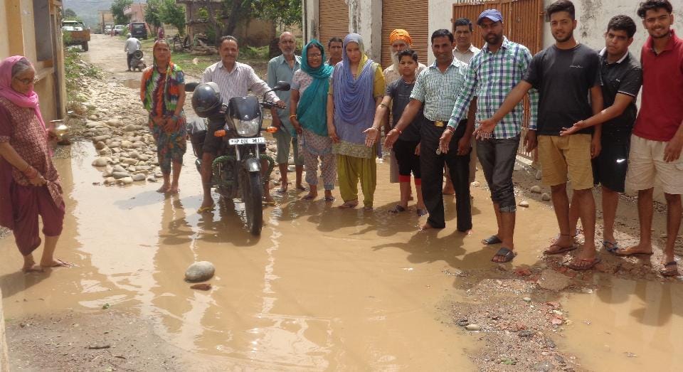 Road is in bad condition