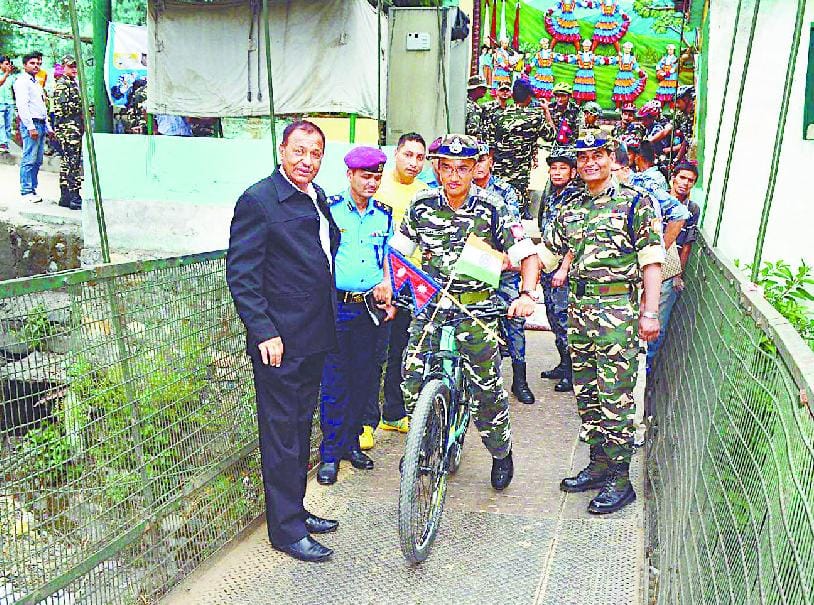 Nepalese cyclist arrived darchula