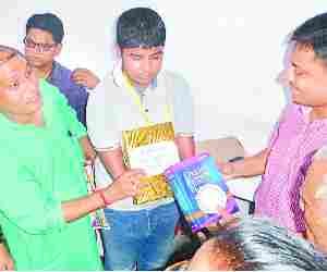 Handicapped excels in exams