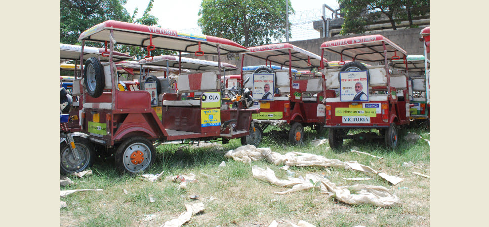 504 people today will get an e-rickshaw