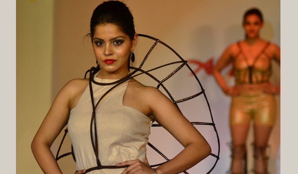 Anukama -16: model on ramp for fashion show