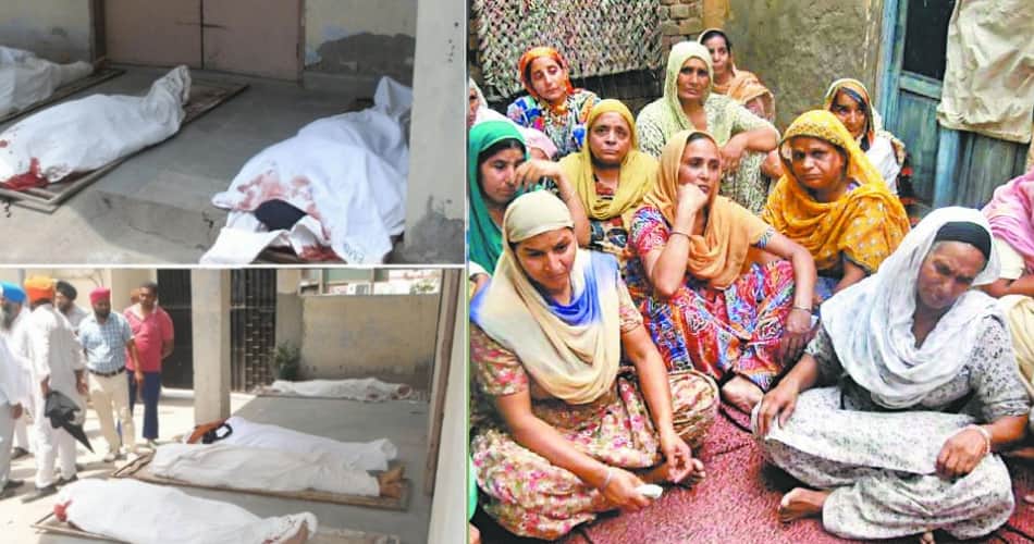 funeral of ten dead bodies died in amritsar pick up truck accident