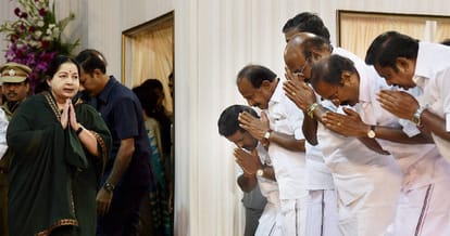 After taking oath Jayalalitha waiver farmers from debt
