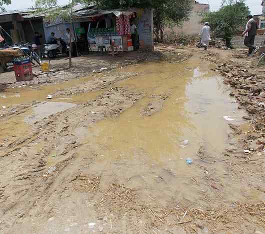 Municipality Rain started by cleaning claims pole