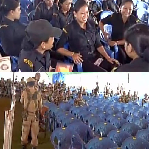 Preparations in Guwahati where Sarbananda Sonowal will be sworn-in