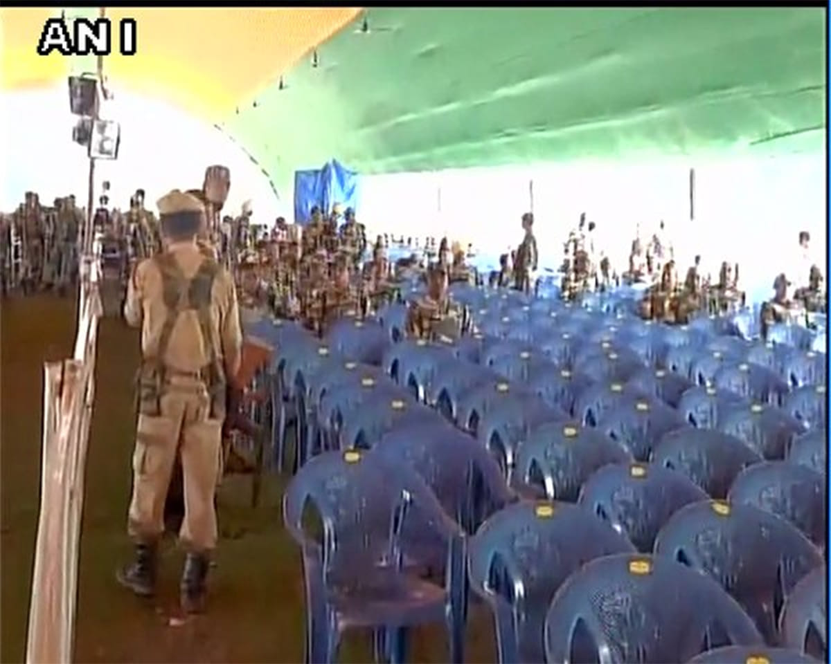 Preparations in Guwahati where Sarbananda Sonowal will be sworn-in