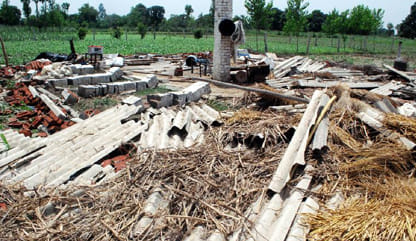 And rain storm disaster relief