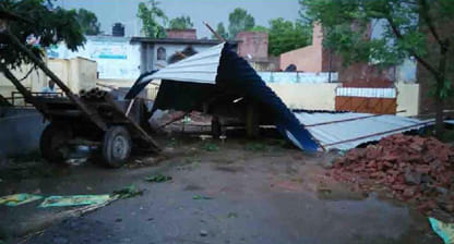 Repairing transformer factory was demolished in the storm