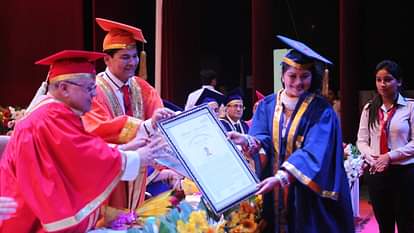 Sudha Chandran receives Doctorate degree from Invertis University Bareilly
