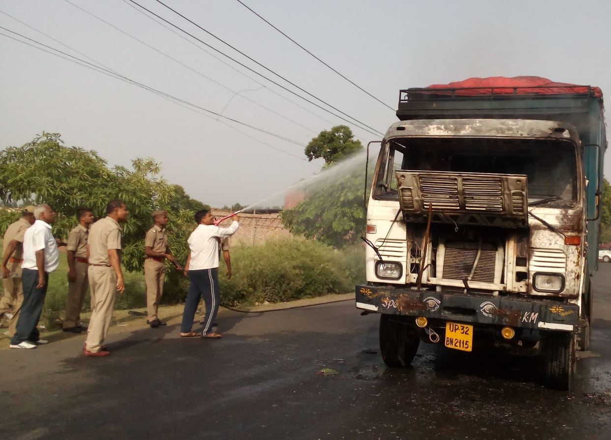 Three injured in the accident , including the mother and son