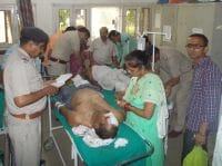 two and half lakh looted, electricity employ, karnal, shot 