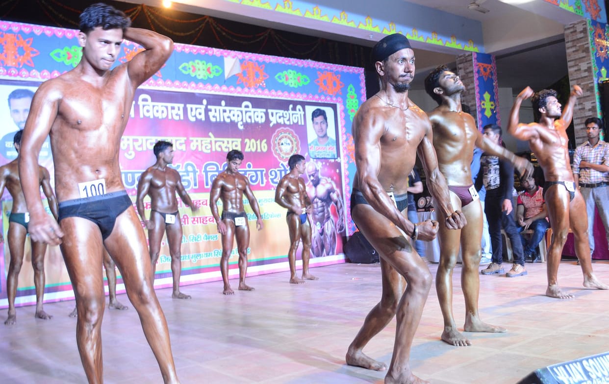 bodybuilder competition in moradabad