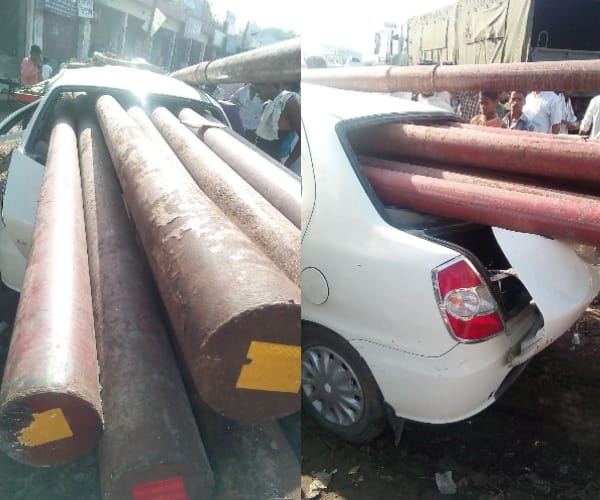 tractor car accident in kakori 