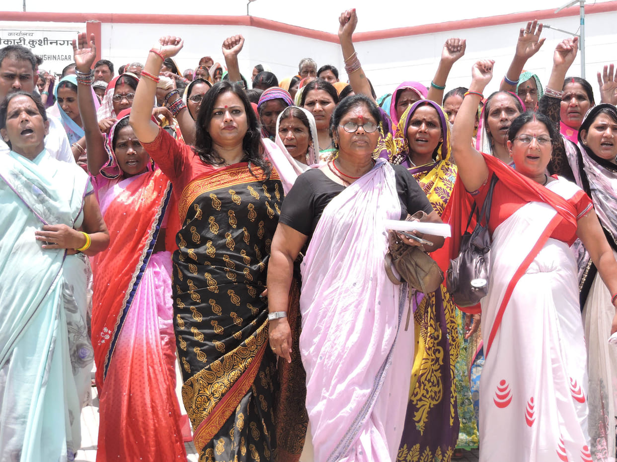 Performed by women activists