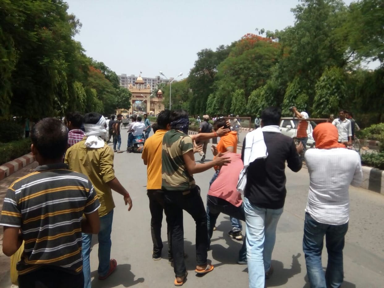 BJP including assault eight bled