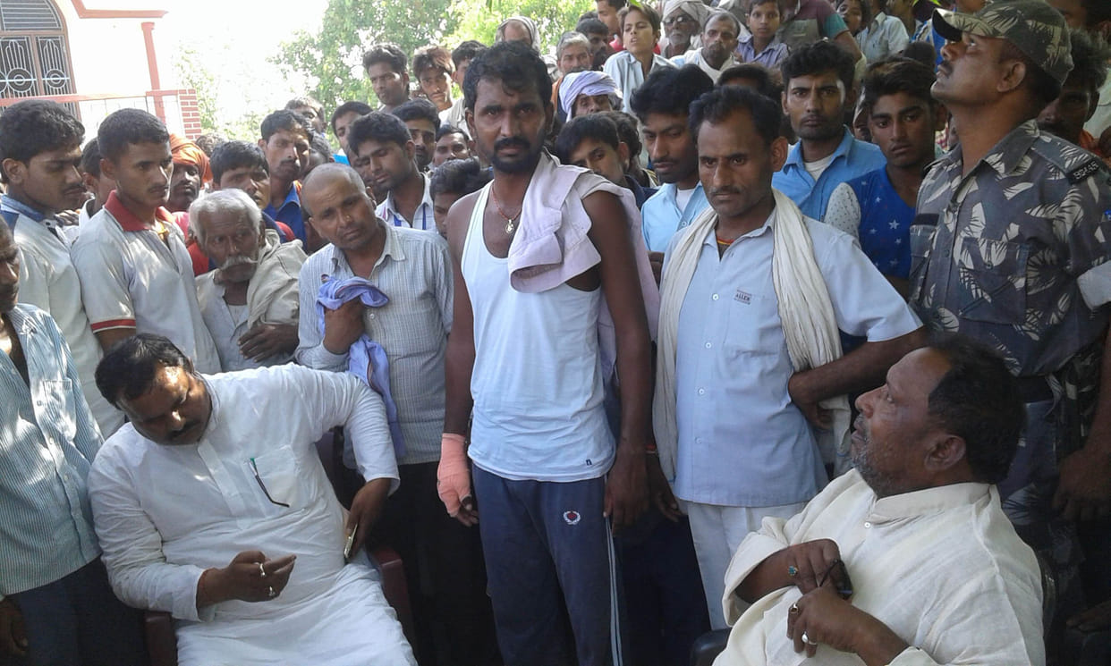 after firing tension on bihar border