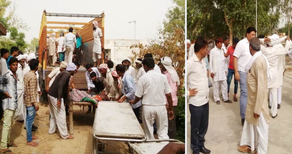 four people murdered in village of palwal district due to dispute for child