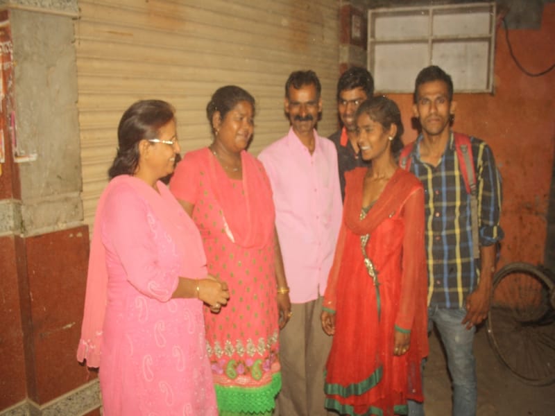 girl handed over to her parents