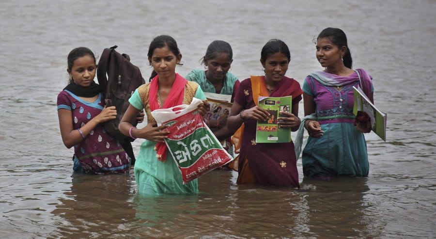gujrat school that kids had to swim showed lowest pass percentage