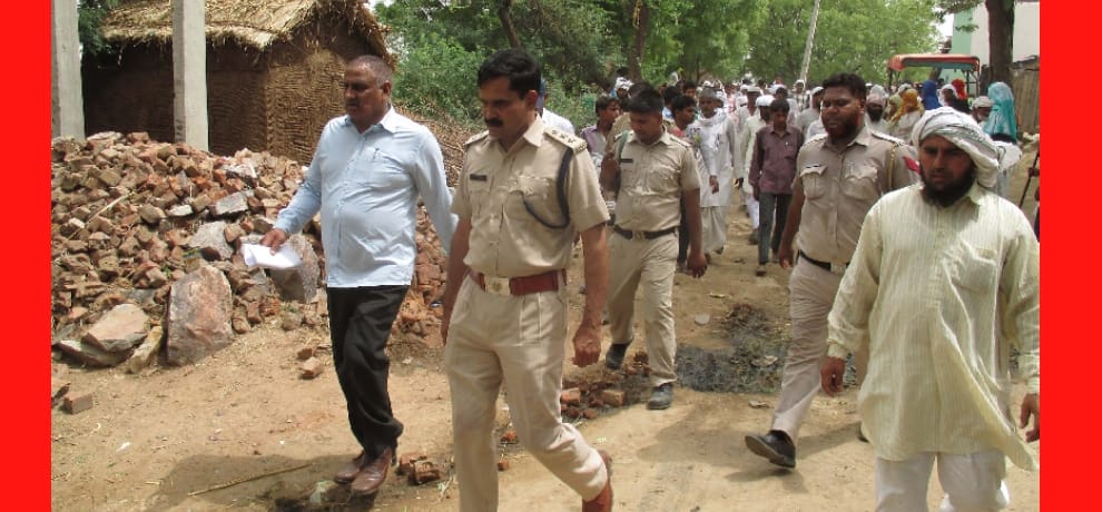 In the molestation of the girl four people shoot, village make a camp after murder 