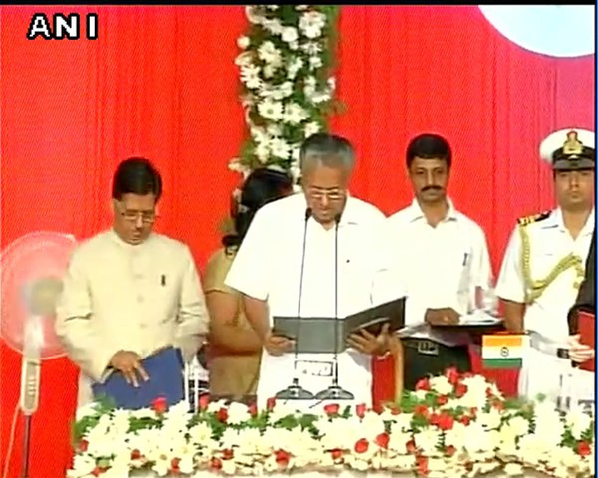 LDF's Pinarayi Vijayan takes oath as the CM of Kerala