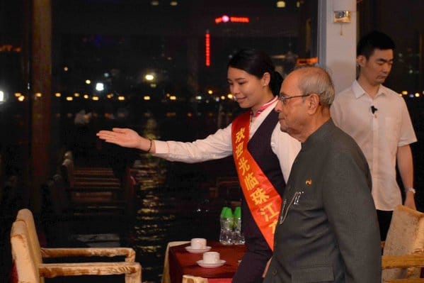 president pranab mukherji in china