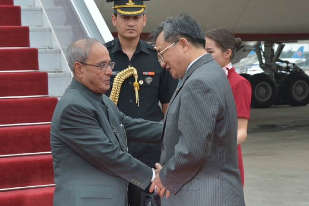 president pranab mukherji in china