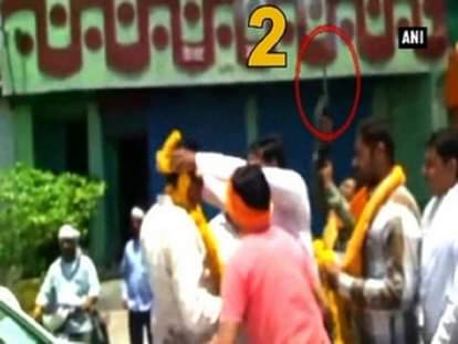 Watch: Supporters welcome BJP MLA with rounds of fire