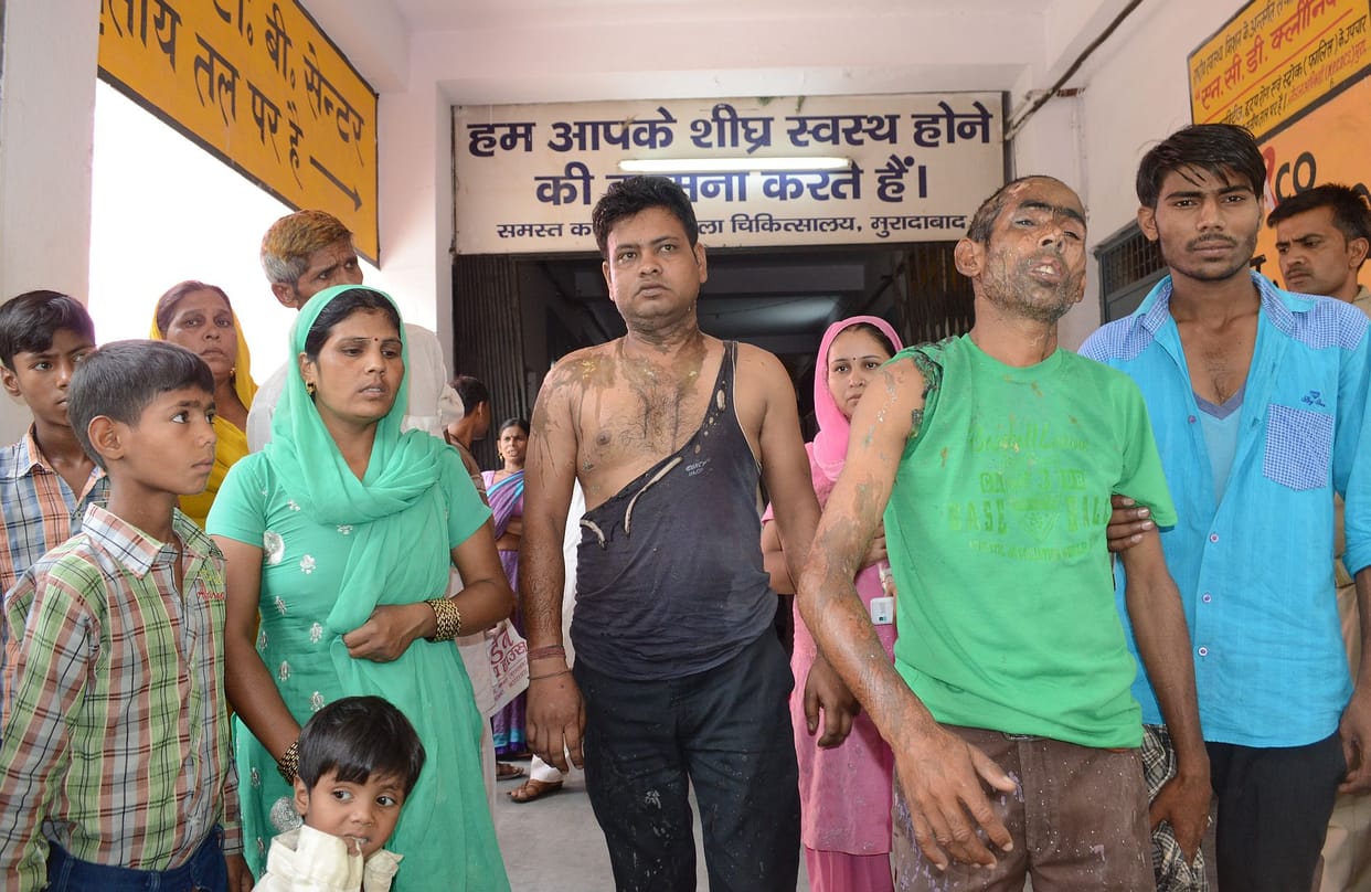 Acid attack