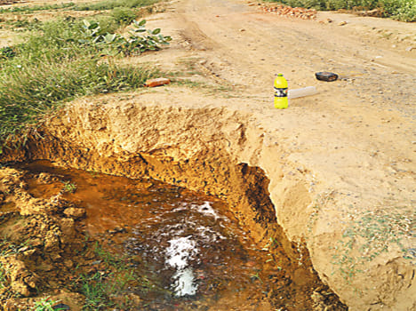 15 days from the broken pipeline, millions of liters of waste water