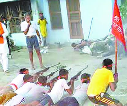 Bajrang dal city convenor arrested in Ayodhya.
