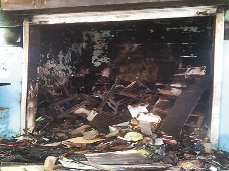 A fire at the store five million common ash