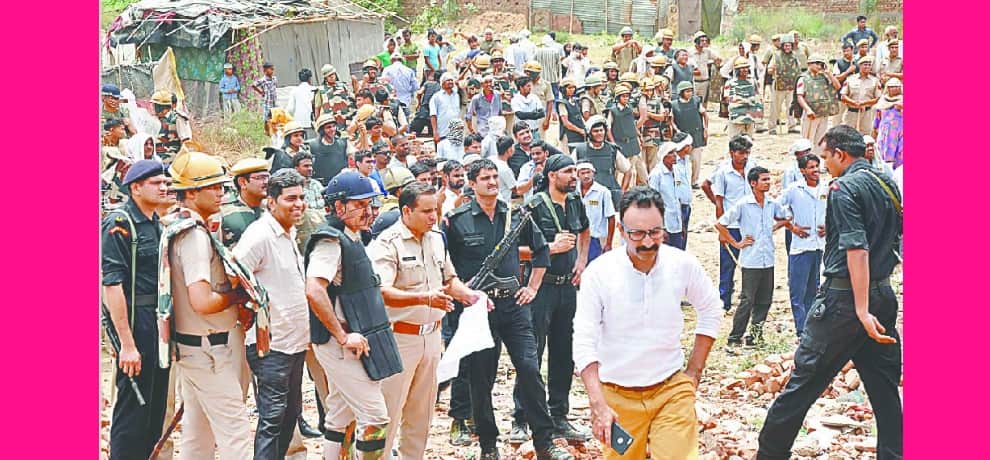 Removed the encroachment from the 18th century ancient mosque