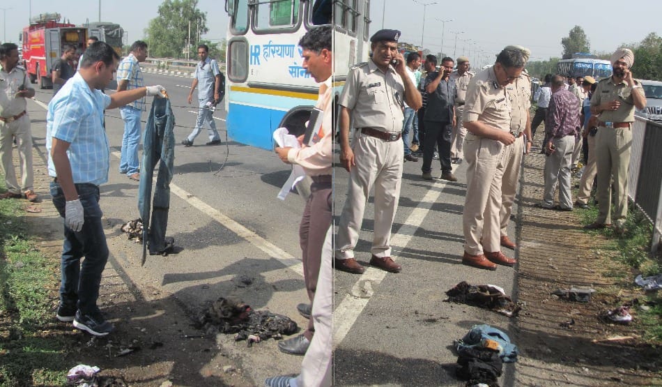 explosion in haryana Roadways bus in Kurukshetra, truth of incident