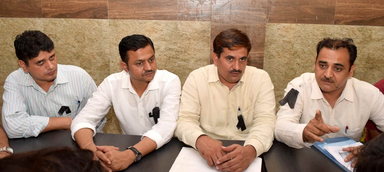 rohtak, pgi, medical, doctor, protest, demand, haryana rohtak