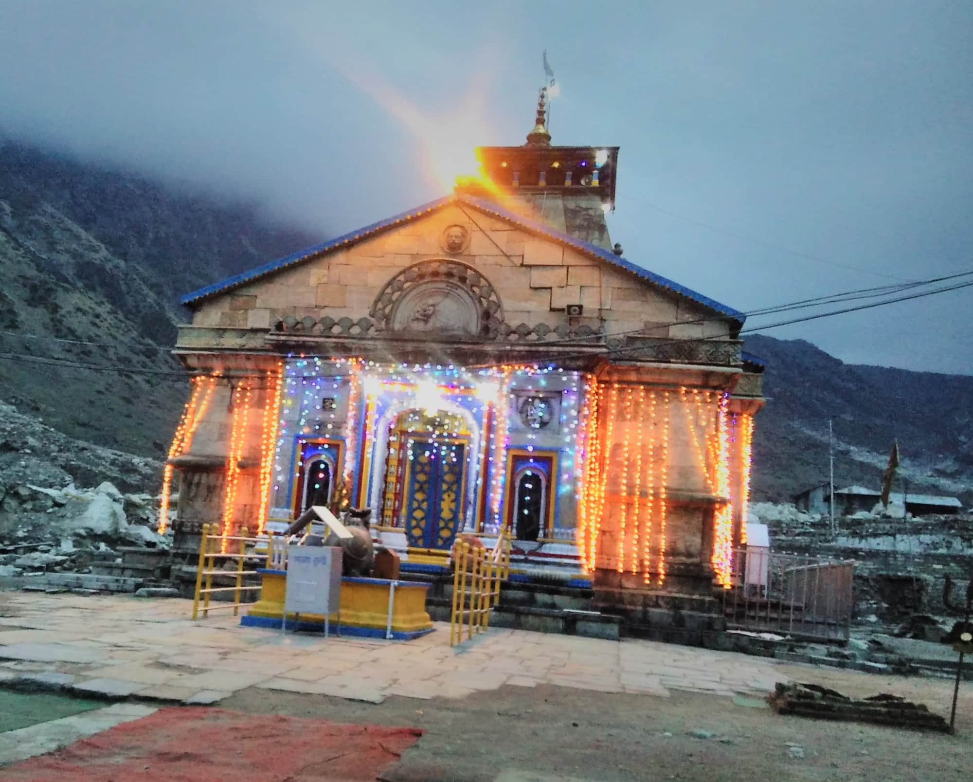 crack on kedarnath dham hills