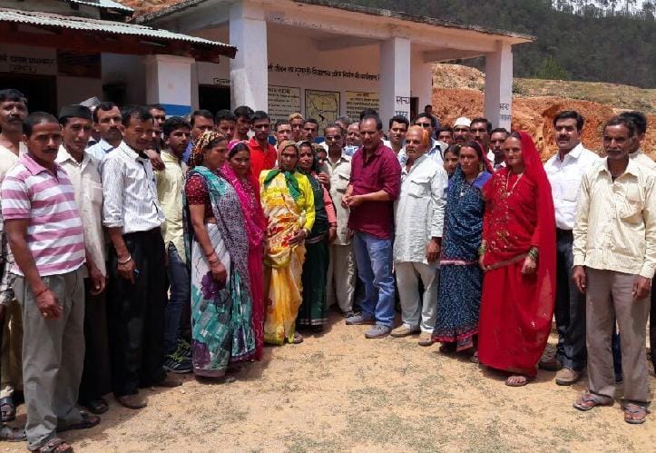 MLA reached the village