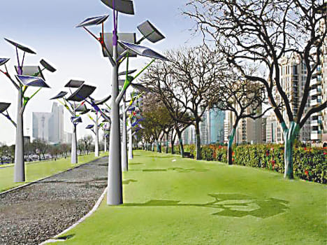 There will be three solar parks in the city, will be equipped with WiFi