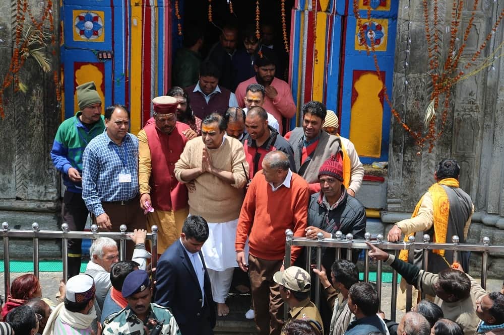 mukesh ambani said he reached kedarnath by foot 42 years ago