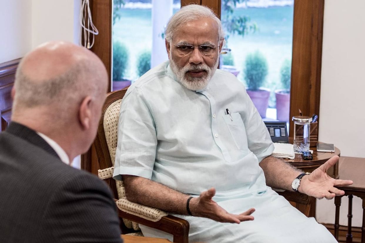 prime minister narendra modi's interview to wall street journal before going america