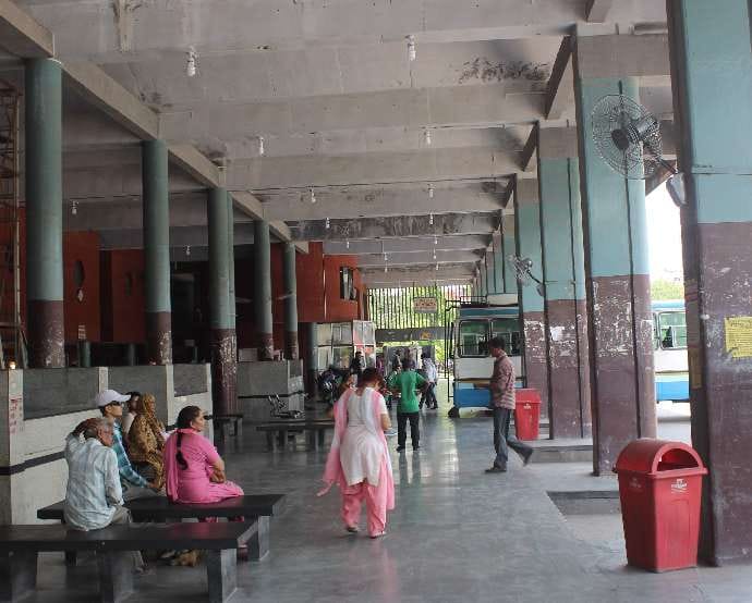 panchkula, bus stand, changed, look, 20 days