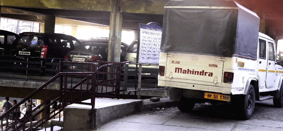 HP Govt ask record or metropole parking shimla.